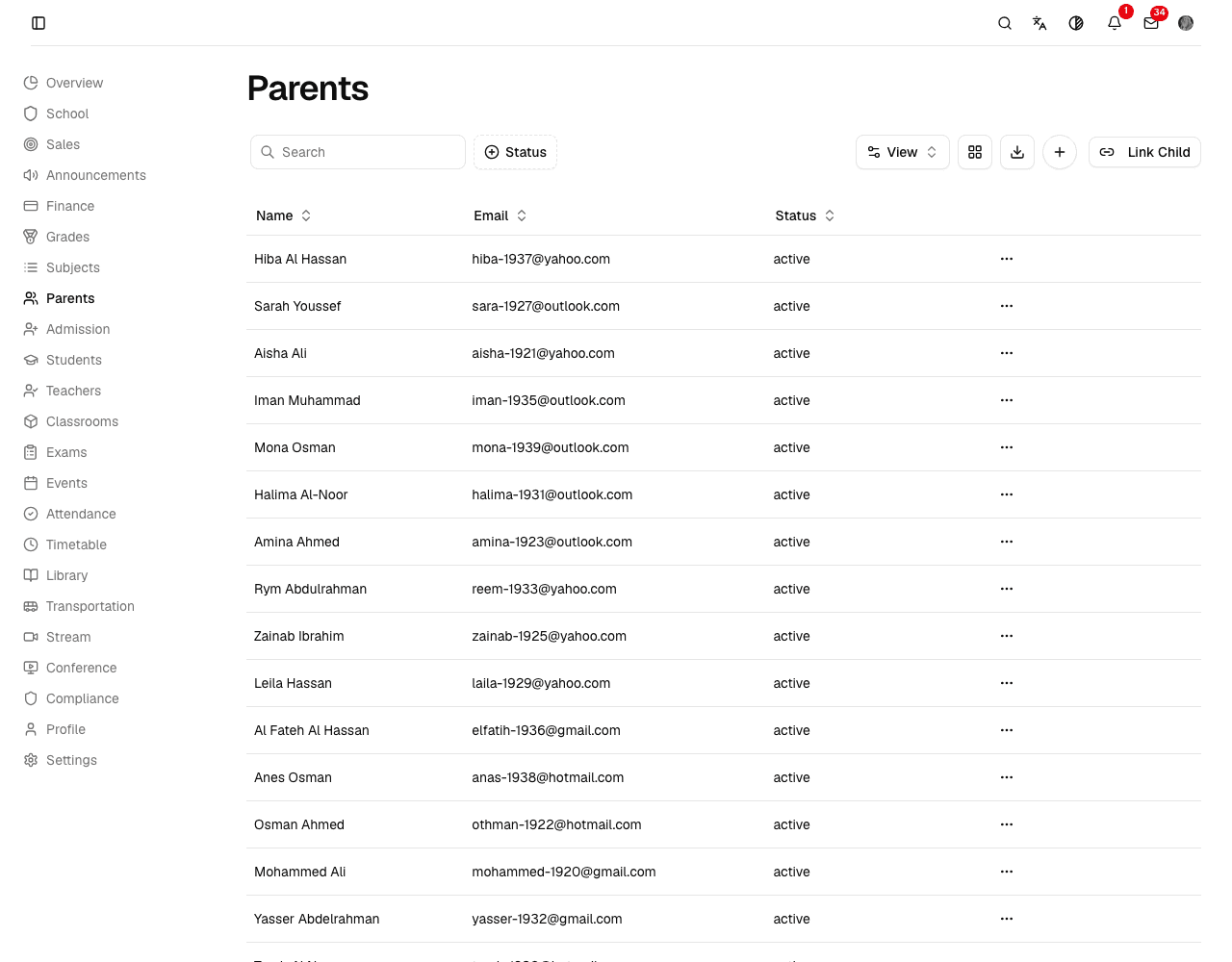 Guardians linked to every child