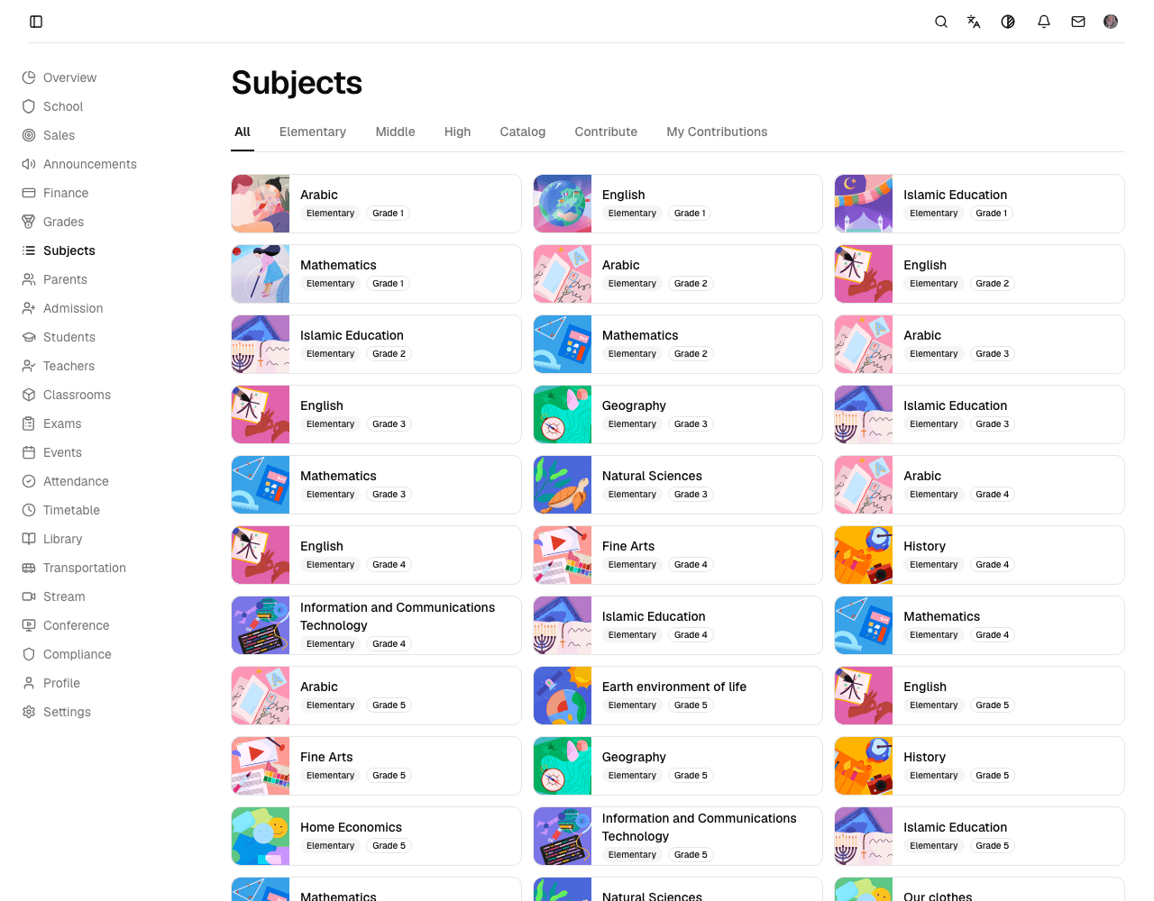 One catalog behind everything